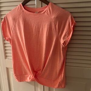 Girls Gerry Coral Top Workout Dance Activewear Outdoors Layers Size L 14/16